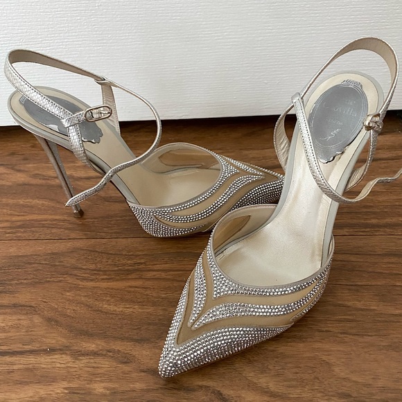 Rene Caovilla Shoes - Rene Caovilla Slingback Heels